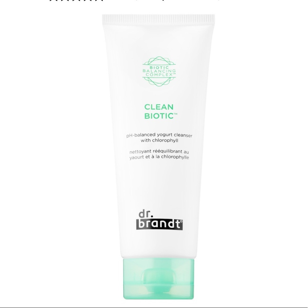 🌿 Dr. Brandt Skincare Clean Biotic pH-balanced yogurt cleanser with chlorophyll - Picture 2 of 8